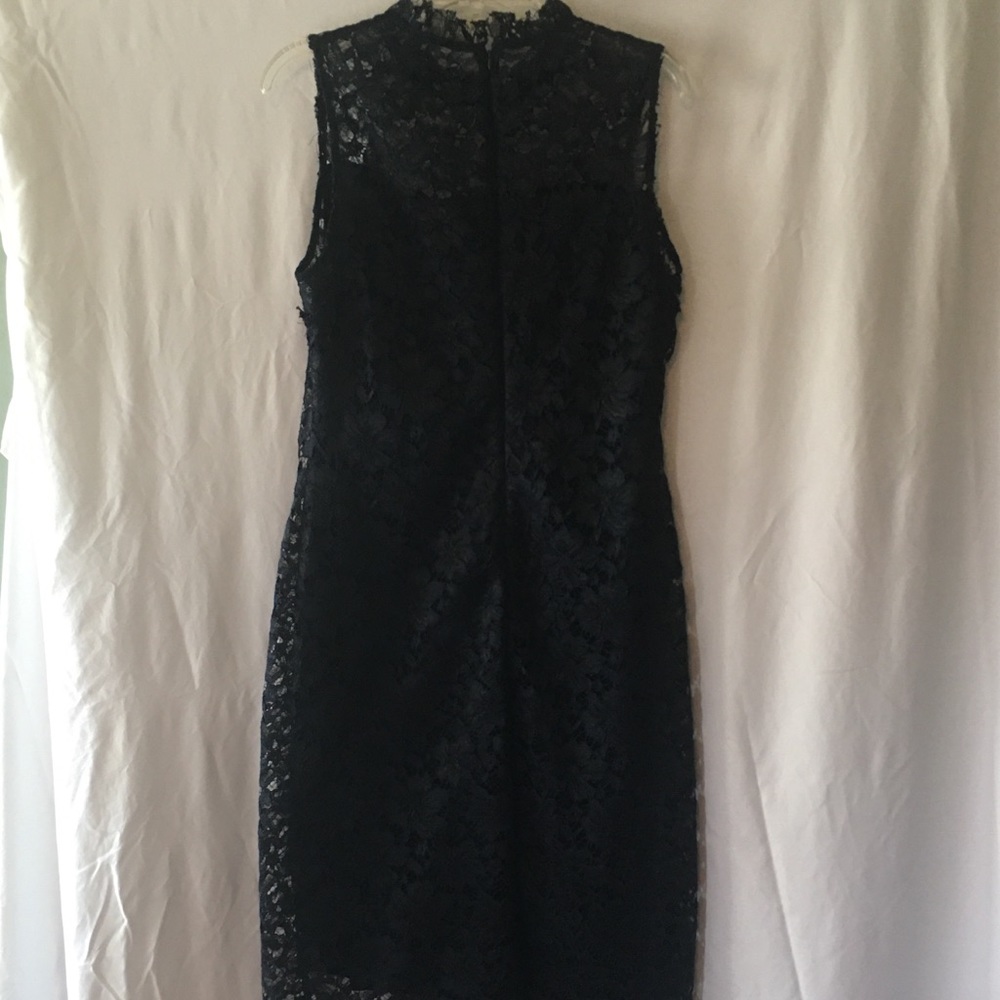 Enfocus Studios   dark blue lace dress   size 12